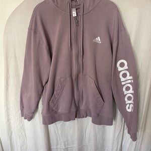 adidas Purple Hoodie Jacket